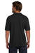 Hanes 054X/054 Mens EcoSmart Short Sleeve Polo Shirt Black Model Back