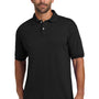 Hanes Mens EcoSmart Short Sleeve Polo Shirt - Black