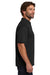 Hanes 054X/054 Mens EcoSmart Short Sleeve Polo Shirt Black Model Side