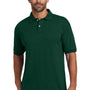 Hanes Mens EcoSmart Short Sleeve Polo Shirt - Deep Forest Green