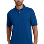 Hanes Mens EcoSmart Short Sleeve Polo Shirt - Deep Royal Blue