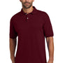 Hanes Mens EcoSmart Short Sleeve Polo Shirt - Maroon