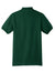 Hanes 054X/054 Mens EcoSmart Short Sleeve Polo Shirt Deep Forest Green Flat Back