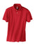 Hanes 054X/054 Mens EcoSmart Short Sleeve Polo Shirt Deep Red Flat Front