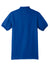 Hanes 054X/054 Mens EcoSmart Short Sleeve Polo Shirt Deep Royal Blue Flat Back