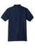 Hanes 054X/054 Mens EcoSmart Short Sleeve Polo Shirt Navy Blue Flat Back