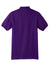 Hanes 054X/054 Mens EcoSmart Short Sleeve Polo Shirt Purple Flat Back