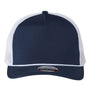 Imperial Mens The Rabble Rouser Moisture Wicking Snapback Hat - Navy Blue/White