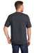 CornerStone CS430 Mens Short Sleeve Crewneck T-Shirt w/ Pocket Navy Blue Model Back