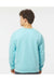 Tultex 340 Mens Fleece Crewneck Sweatshirt Purist Blue Model Back