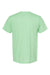 Tultex 202 Mens Fine Jersey Short Sleeve Crewneck T-Shirt Heather Neo Mint Green Flat Back