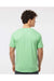 Tultex 202 Mens Fine Jersey Short Sleeve Crewneck T-Shirt Heather Neo Mint Green Model Back