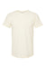 Tultex 202 Mens Fine Jersey Short Sleeve Crewneck T-Shirt Natural Flat Front