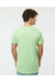 Tultex 202 Mens Fine Jersey Short Sleeve Crewneck T-Shirt Neo Mint Green Model Back