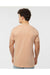 Tultex 202 Mens Fine Jersey Short Sleeve Crewneck T-Shirt Peach Model Back