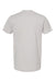 Tultex 202 Mens Fine Jersey Short Sleeve Crewneck T-Shirt Silver Grey Flat Back