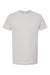 Tultex 202 Mens Fine Jersey Short Sleeve Crewneck T-Shirt Silver Grey Flat Front
