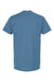 Tultex 202 Mens Fine Jersey Short Sleeve Crewneck T-Shirt Slate Blue Flat Back