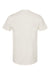 Tultex 202 Mens Fine Jersey Short Sleeve Crewneck T-Shirt Vintage White Flat Back