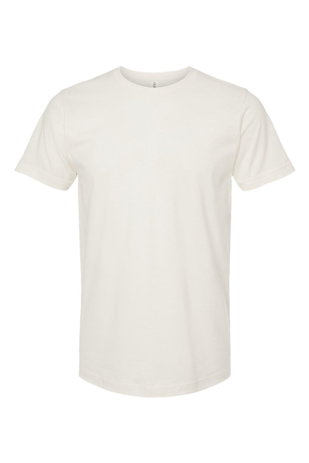 Tultex 202 Mens Fine Jersey Short Sleeve Crewneck T-Shirt Vintage White Flat Front