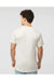 Tultex 202 Mens Fine Jersey Short Sleeve Crewneck T-Shirt Vintage White Model Back