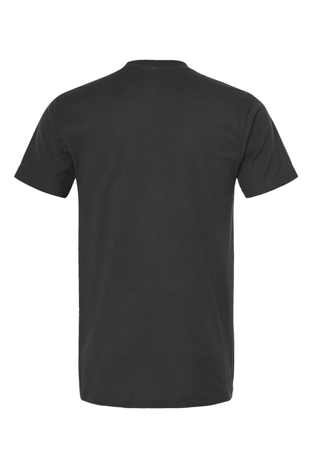 Tultex 202 Mens Fine Jersey Short Sleeve Crewneck T-Shirt Coal Grey Flat Back