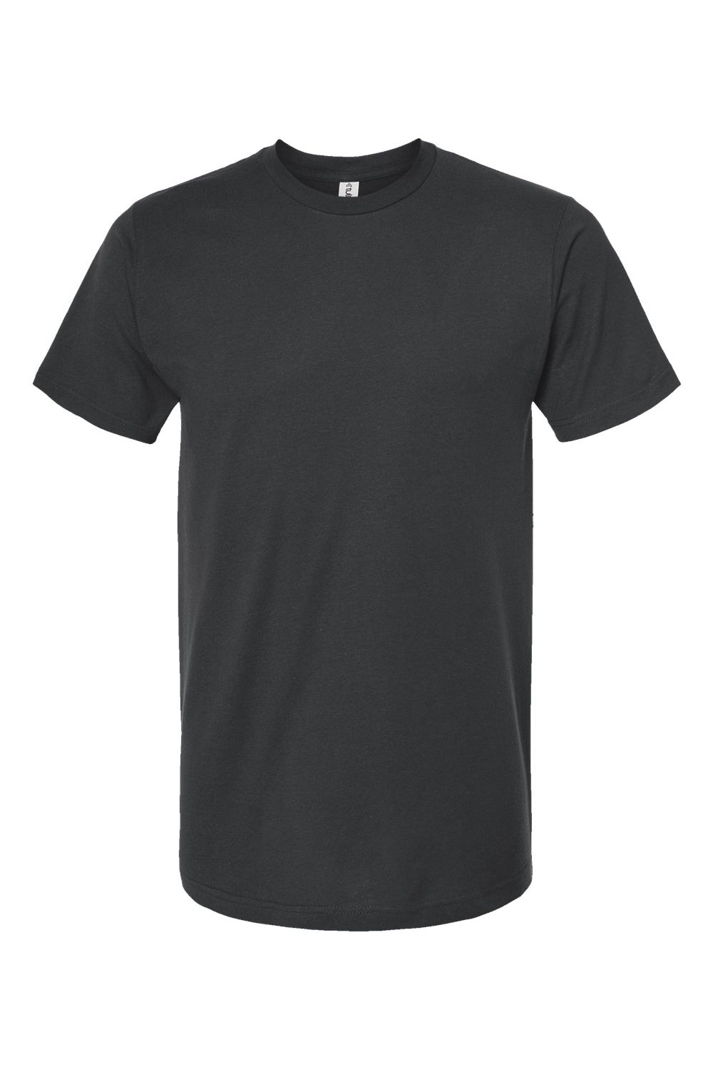 Tultex 202 Mens Fine Jersey Short Sleeve Crewneck T-Shirt Coal Grey Flat Front