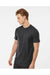 Tultex 202 Mens Fine Jersey Short Sleeve Crewneck T-Shirt Coal Grey Model Side