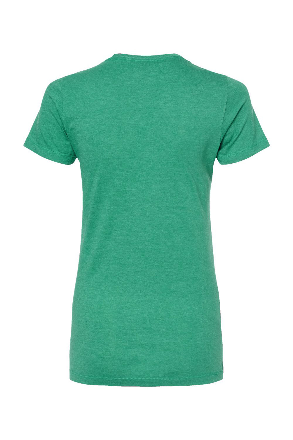 Tultex 542 Womens Premium Short Sleeve Crewneck T-Shirt Heather Kelly Green Flat Back