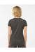 Tultex 213 Womens Fine Jersey Slim Fit Short Sleeve Crewneck T-Shirt Charcoal Grey Model Back