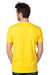 Threadfast Apparel 100A Mens Ultimate Short Sleeve Crewneck T-Shirt Bright Yellow Model Back