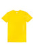 Threadfast Apparel 100A Mens Ultimate Short Sleeve Crewneck T-Shirt Bright Yellow Flat Front