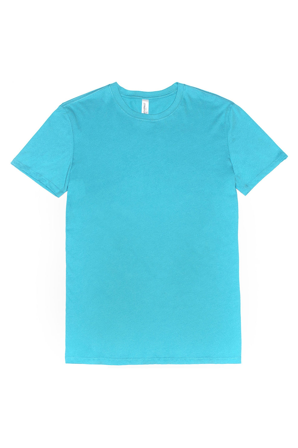 Threadfast Apparel 100A Mens Ultimate Short Sleeve Crewneck T-Shirt Pacific Blue Flat Front