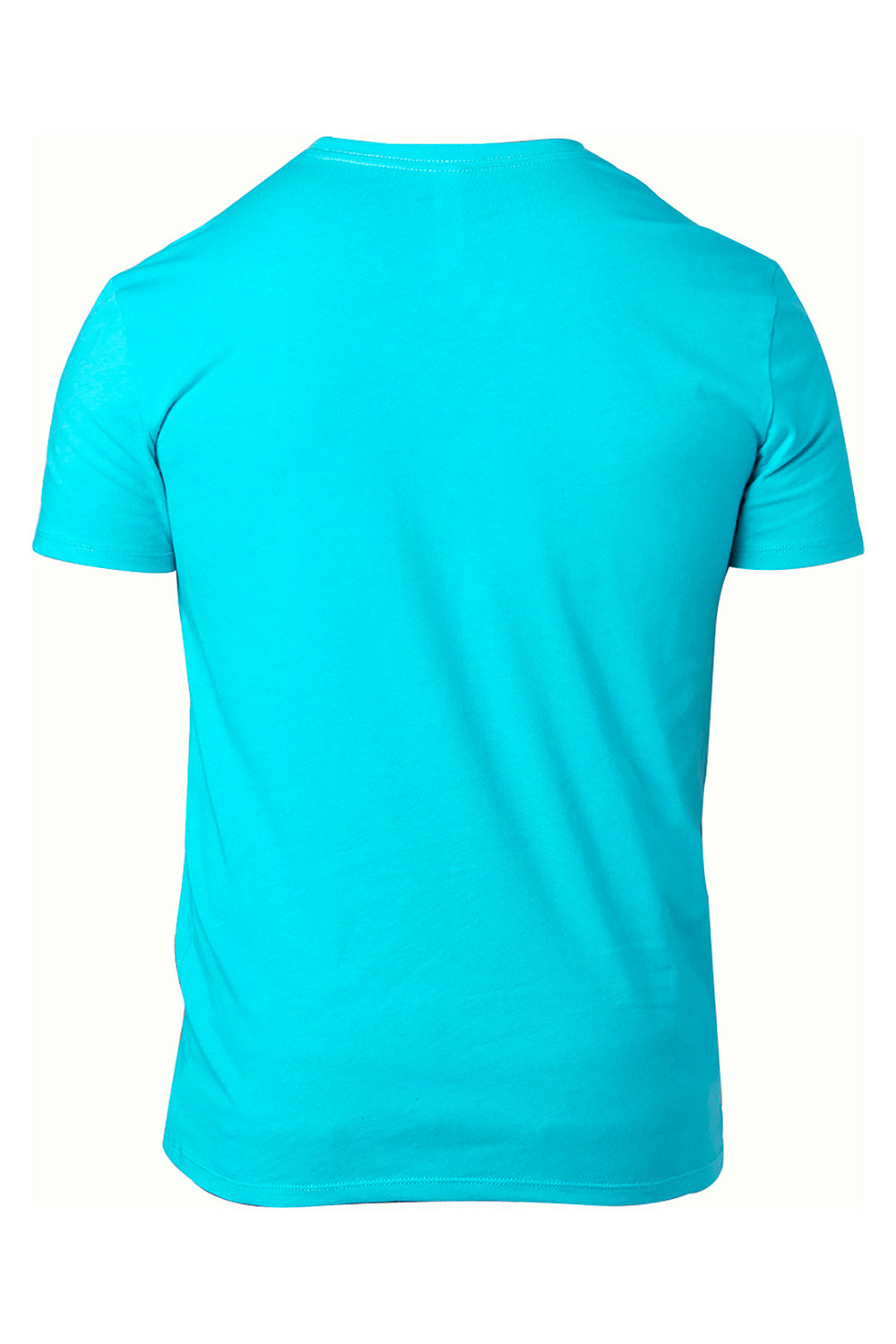 Threadfast Apparel 100A Mens Ultimate Short Sleeve Crewneck T-Shirt Pacific Blue Flat Back