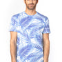 Threadfast Apparel Mens Ultimate Short Sleeve Crewneck T-Shirt - Palm Paradise