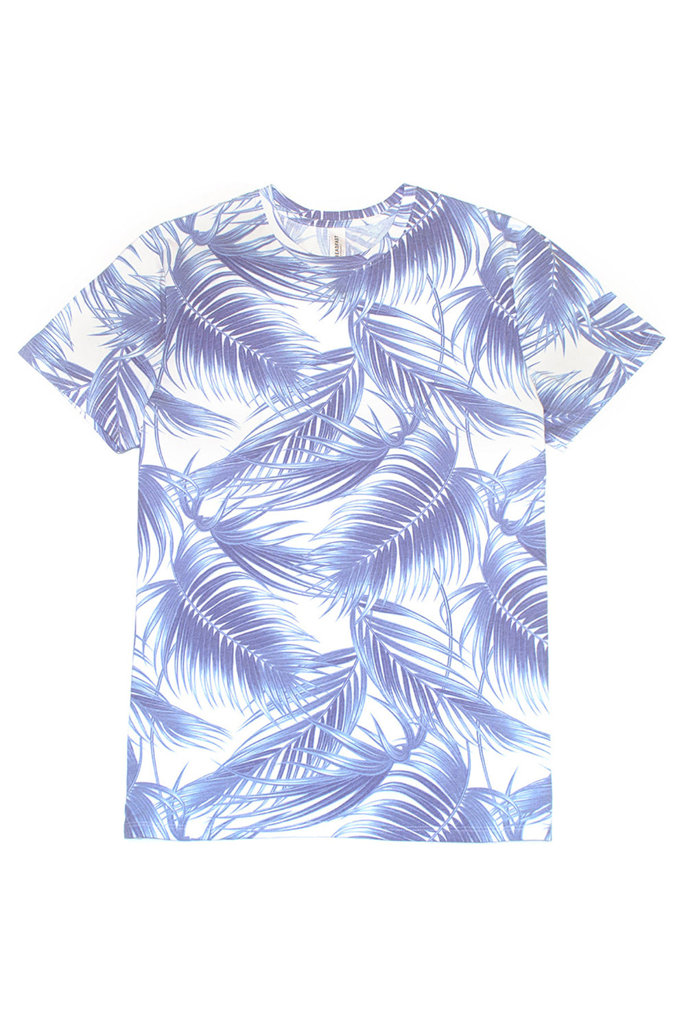 Threadfast Apparel 100A Mens Ultimate Short Sleeve Crewneck T-Shirt Palm Paradise Flat Front