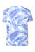 Threadfast Apparel 100A Mens Ultimate Short Sleeve Crewneck T-Shirt Palm Paradise Flat Back