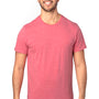 Threadfast Apparel Mens Ultimate Short Sleeve Crewneck T-Shirt - Heather Red