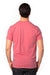 Threadfast Apparel 100A Mens Ultimate Short Sleeve Crewneck T-Shirt Heather Red Model Back