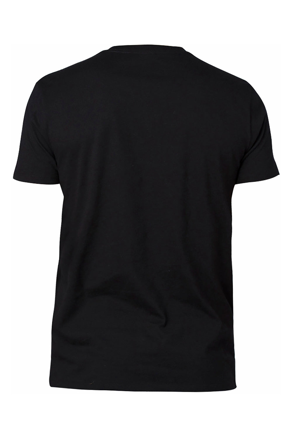 Threadfast Apparel 100A Mens Ultimate Short Sleeve Crewneck T-Shirt Black Flat Back