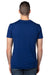 Threadfast Apparel 100A Mens Ultimate Short Sleeve Crewneck T-Shirt Navy Blue Model Back