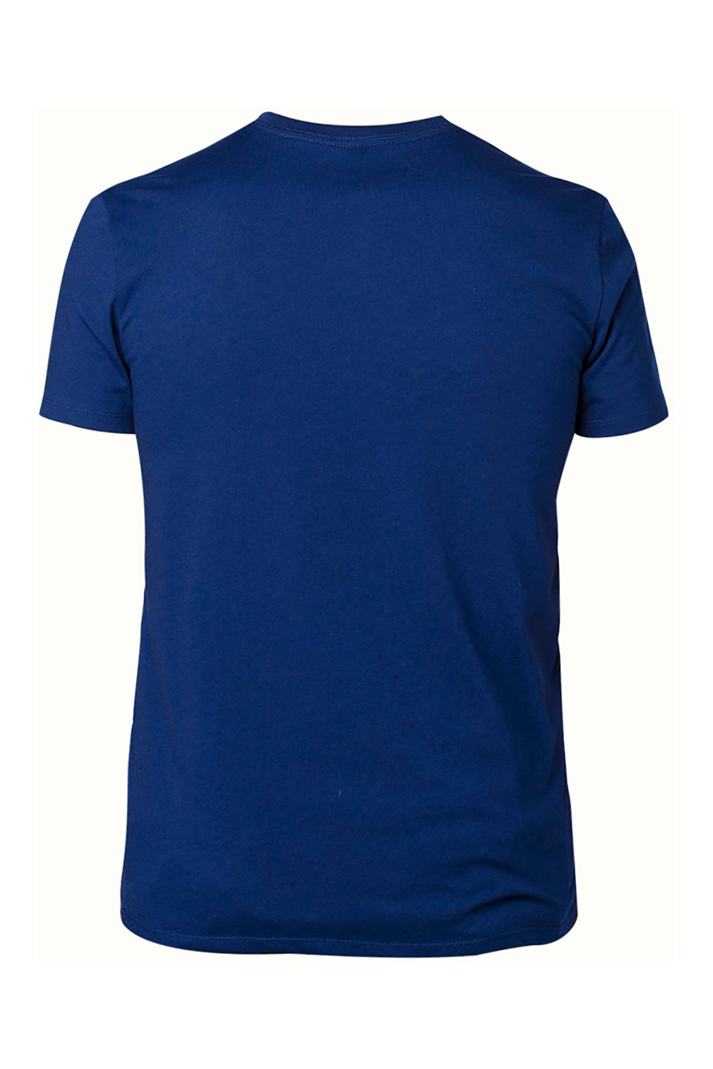 Threadfast Apparel 100A Mens Ultimate Short Sleeve Crewneck T-Shirt Navy Blue Flat Back