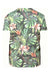 Threadfast Apparel 100A Mens Ultimate Short Sleeve Crewneck T-Shirt Tropical Jungle Flat Back