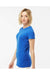 Tultex 213 Womens Fine Jersey Slim Fit Short Sleeve Crewneck T-Shirt Royal Blue Model Side