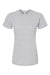 Tultex 216 Womens Fine Jersey Classic Fit Short Sleeve Crewneck T-Shirt Heather Grey Flat Front