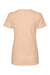 Tultex 216 Womens Fine Jersey Classic Fit Short Sleeve Crewneck T-Shirt Peach Flat Back
