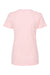 Tultex 216 Womens Fine Jersey Classic Fit Short Sleeve Crewneck T-Shirt Pink Flat Back