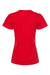 Tultex 216 Womens Fine Jersey Classic Fit Short Sleeve Crewneck T-Shirt Red Flat Back