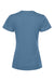 Tultex 216 Womens Fine Jersey Classic Fit Short Sleeve Crewneck T-Shirt Slate Blue Flat Back