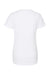 Tultex 216 Womens Fine Jersey Classic Fit Short Sleeve Crewneck T-Shirt White Flat Back